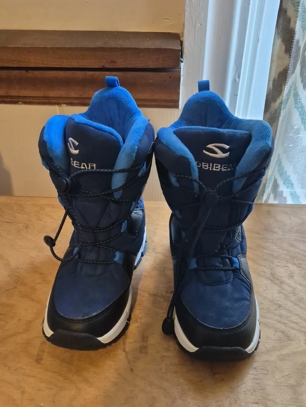 Hobibear Kids' Blue Winter Boots - Insulated Snow Shoes